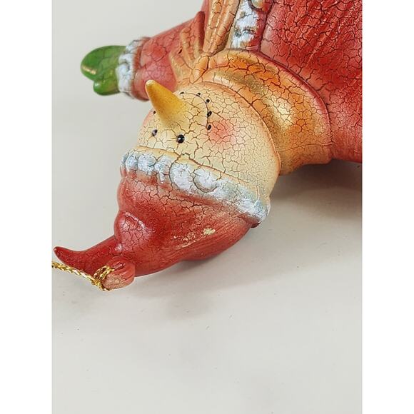 Christmas Santa Snowman Tree Ornament 5 1/2" Star Shaped Holidays 90s Holidays - Picture 12 of 15